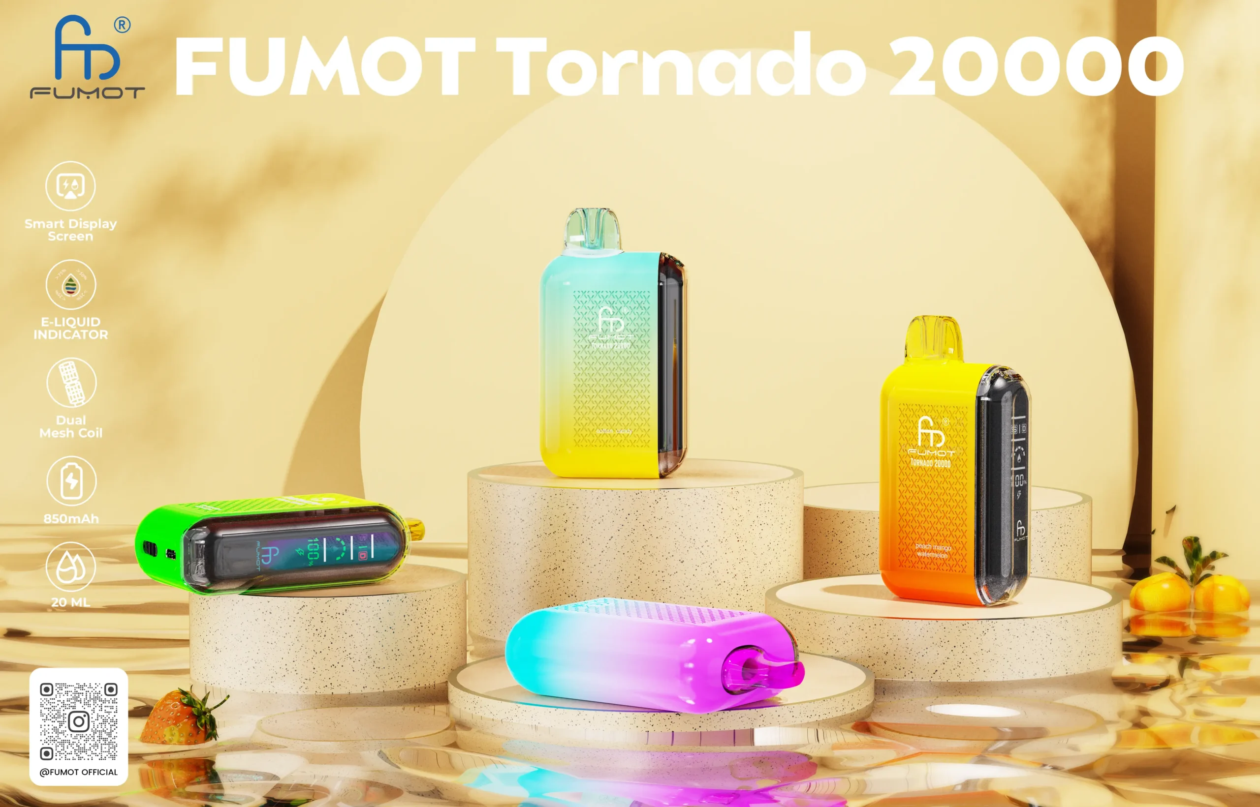 Fumot Tornado 20000 Geschmaecker