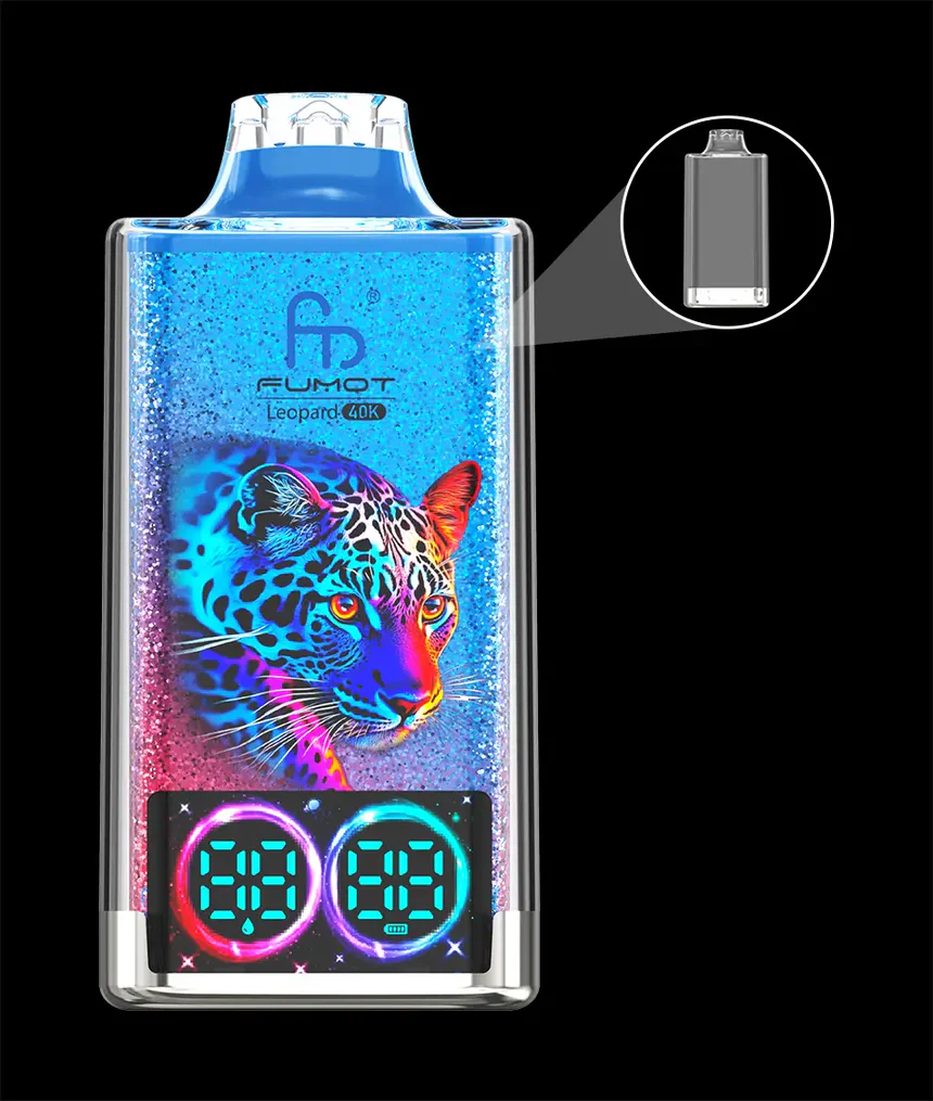 fumot-tornado-vape-leopard-40k-transparent-shell